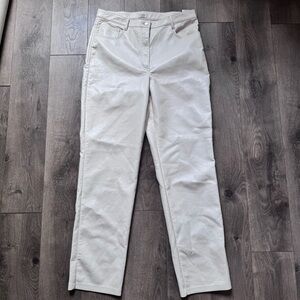 Wilfred Cream Melina leather pants